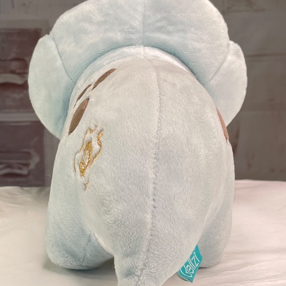 Bellzi Seri The Triceratops Dinosaur Blue Plush Toy 12 Inches Stuffed Animal - Picture 5 of 16